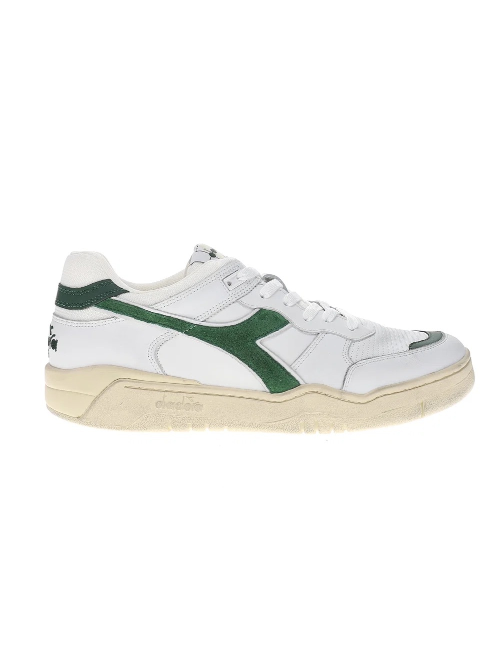 Diadora Men’s B.560 Used Lace Up Sneakers 7.5